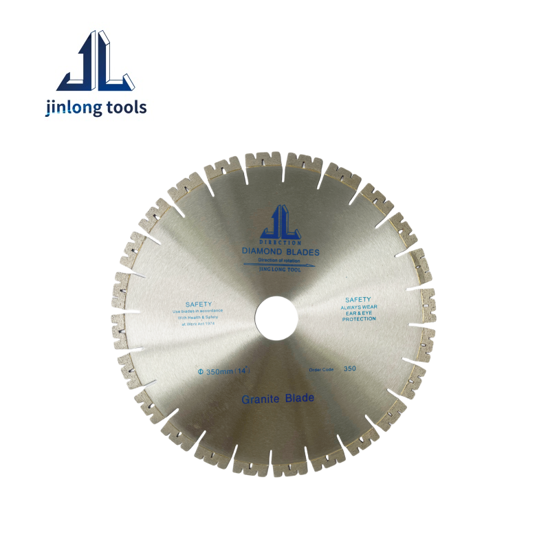 W shape granite cutting blades